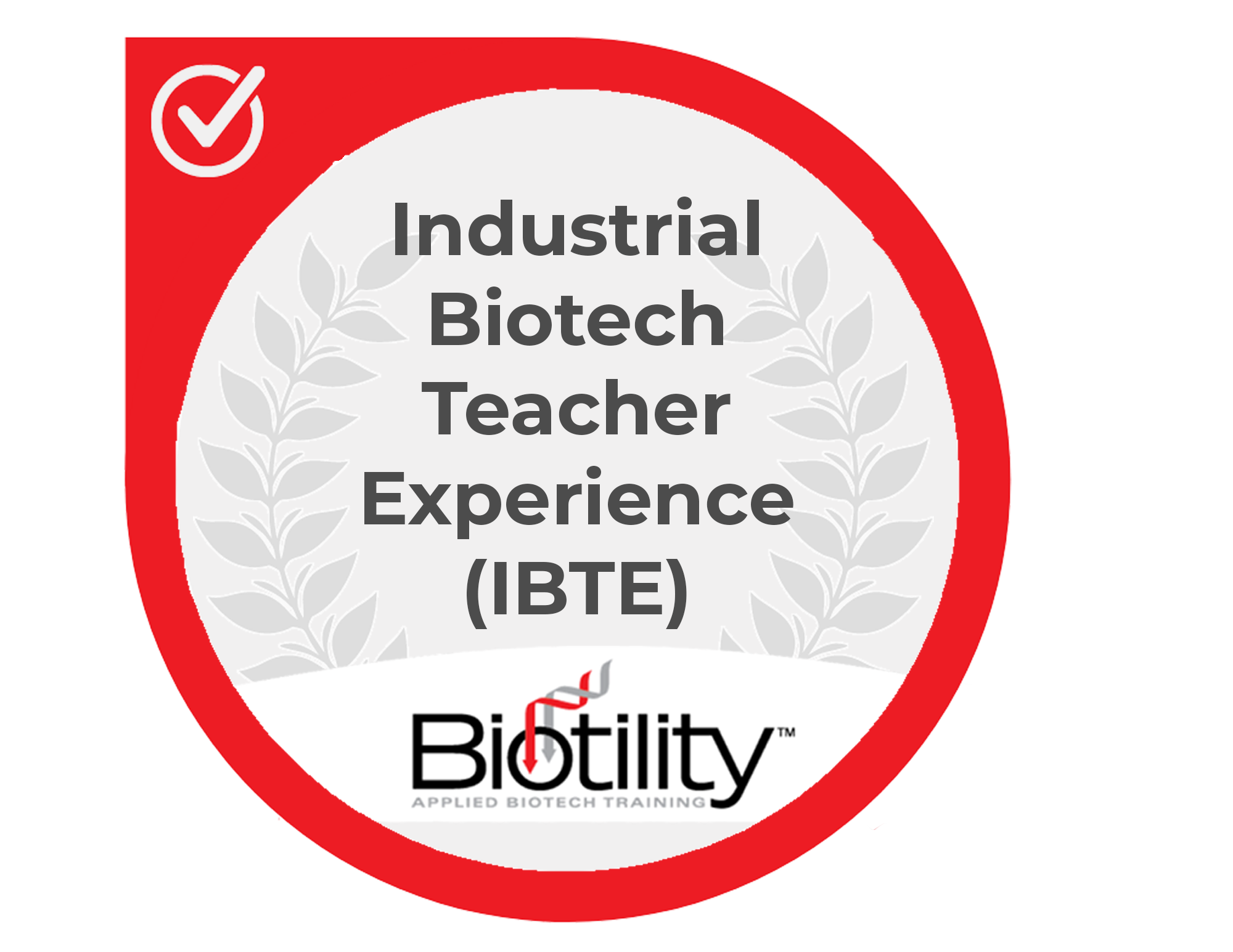 IBTE badge