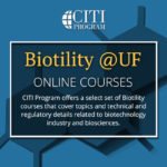 Biotility @UF - CITI program online courses
