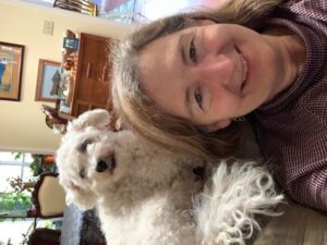 Tammy with her beloved dog, Maizee. 