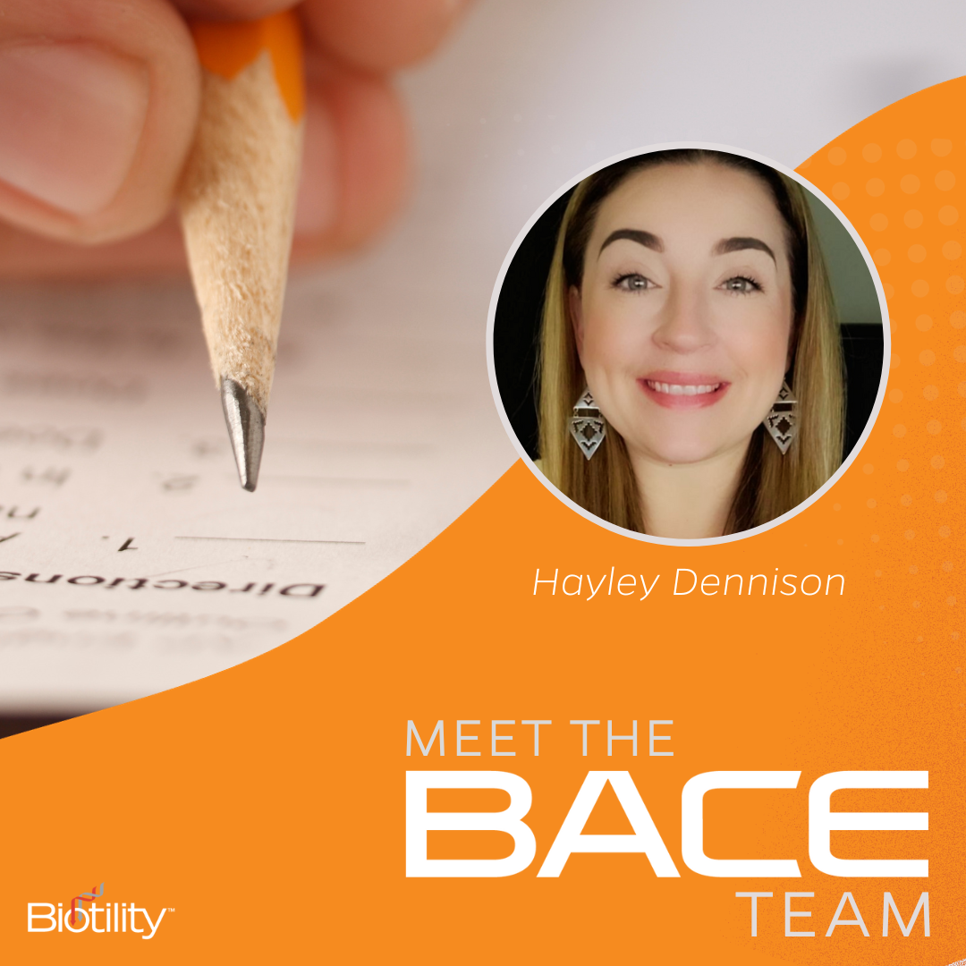 Meet the BACE Team - Hayley